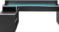 FORTE Gamingtisch »Tezaur« mit RGB-Beleuchtung, Breite 200 cm, Eckschreibtisch