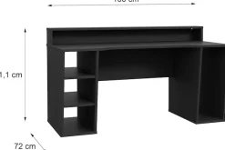 FORTE Gamingtisch »Tezaur« wahlweise mit RGB-Beleuchtung