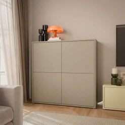 FORTE Highboard »Alice Springs« Grifflos,Push to open, Stauraum