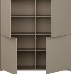 FORTE Highboard »Alice Springs« Grifflos,Push to open, Stauraum