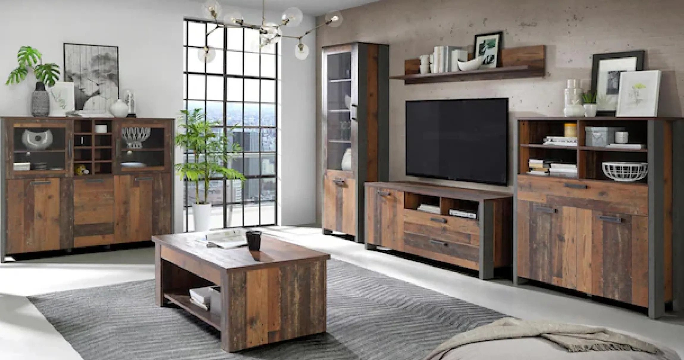 FORTE Highboard »Clif« Breite 151 cm