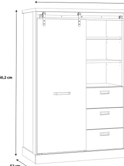 FORTE Highboard »Joadakis«