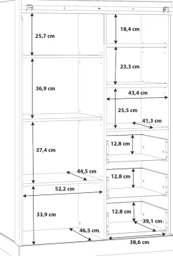 FORTE Highboard »Joadakis«