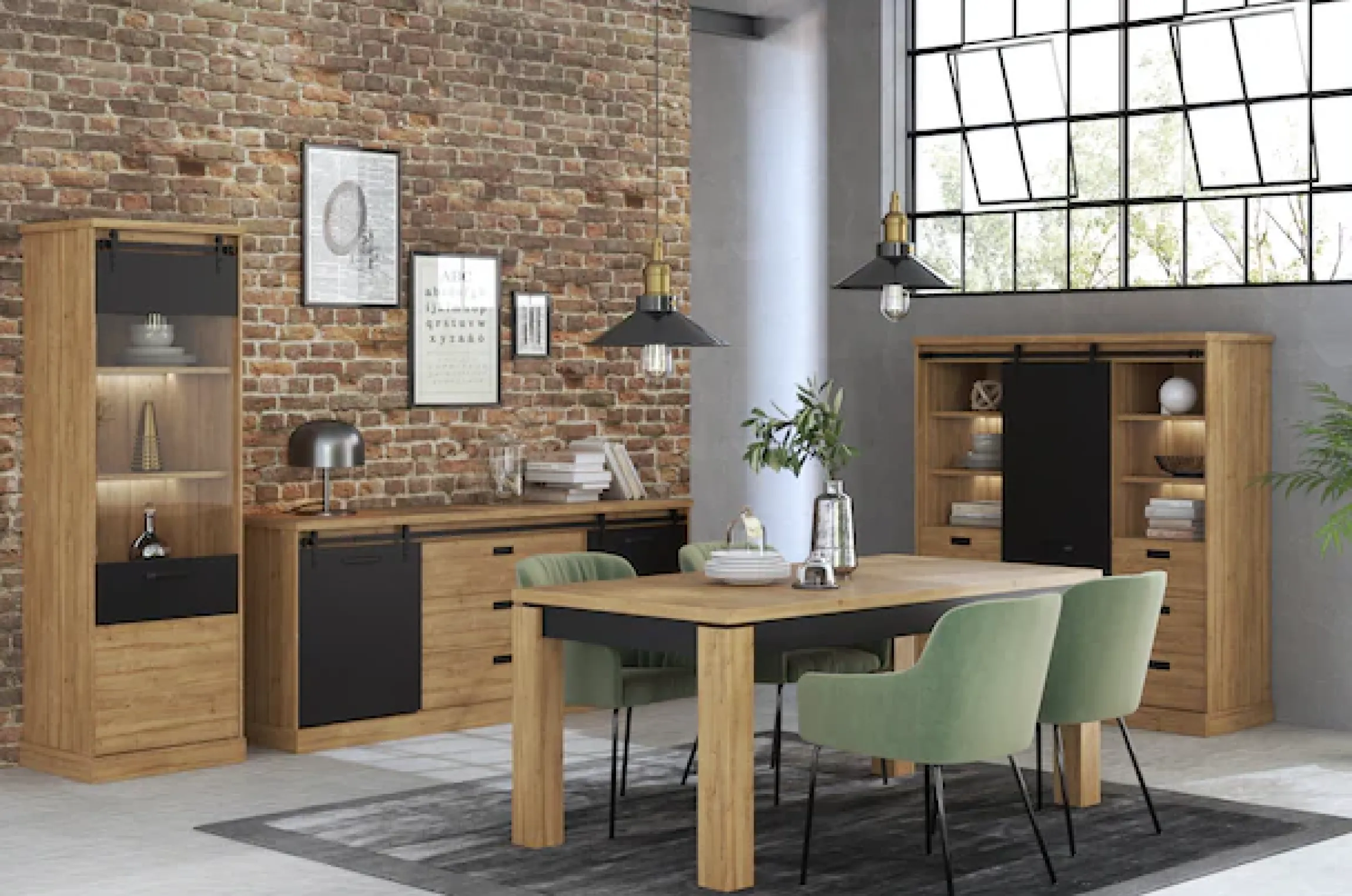 FORTE Highboard »Kaszimiro«