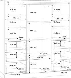 FORTE Highboard »Kaszimiro«