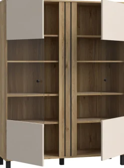 FORTE Highboard »Killarney« Highboardvitrine, Stauraum, Soft Close