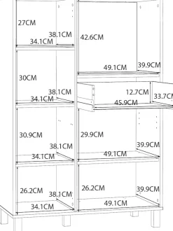 FORTE Highboard »Killarney« Highboard, Soft Close, Stauraum