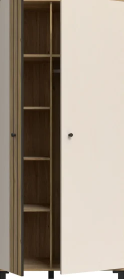 FORTE Highboard »Killarney« Schrank, Stauraum, Soft Close, Kleiderstange