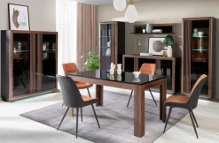 FORTE Highboard »Savona« Höhe 161 cm, inkl. Sockelbeleuchtung