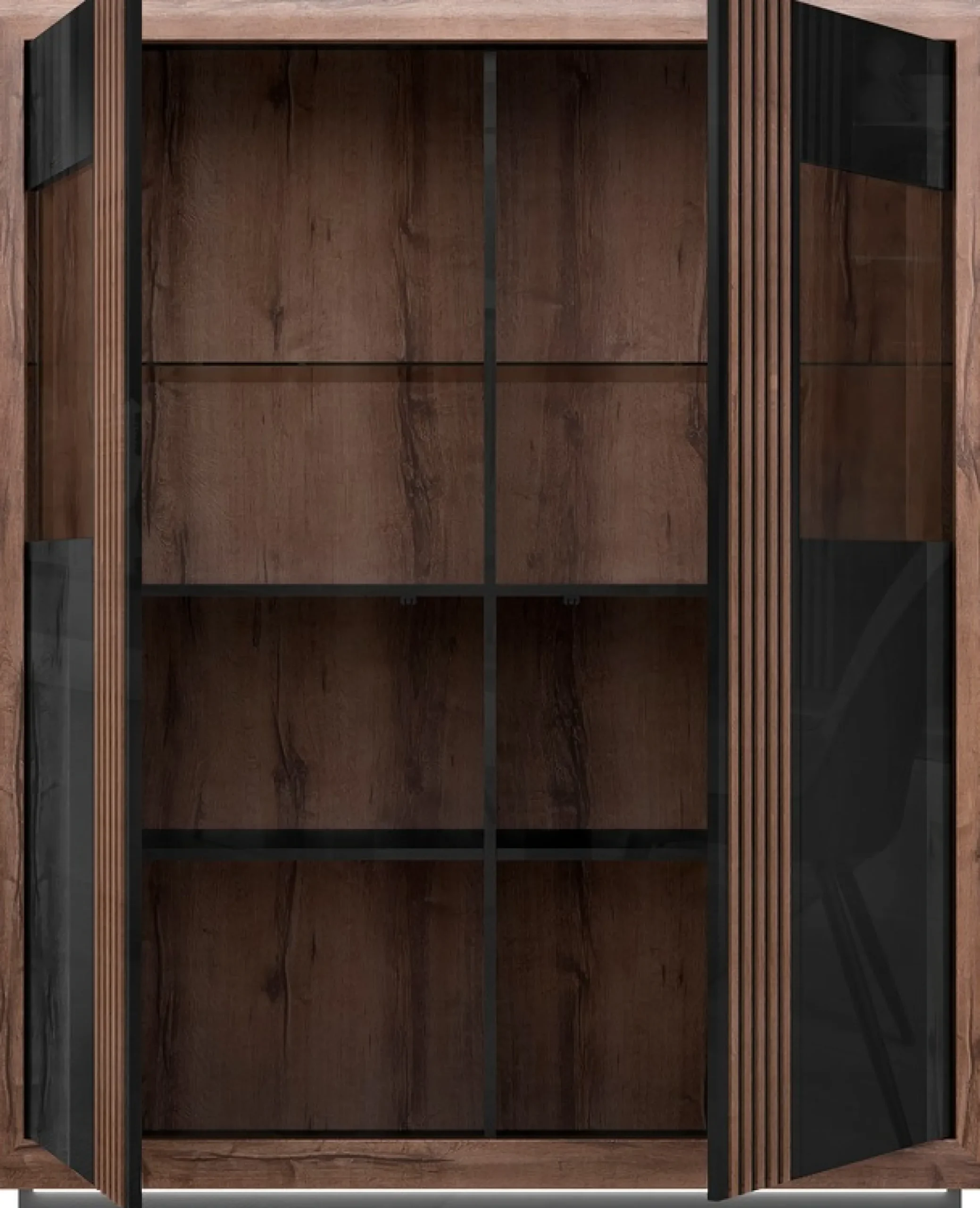 FORTE Highboard »Savona« Höhe 161 cm, inkl. Sockelbeleuchtung