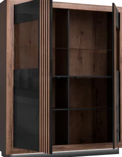 FORTE Highboard »Savona« Höhe 161 cm, inkl. Sockelbeleuchtung