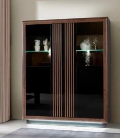 FORTE Highboard »Savona« Höhe 161 cm, inkl. Sockelbeleuchtung