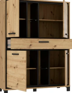 FORTE Highboard »Trondheim« Höhe 161 cm