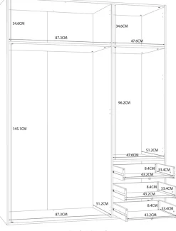 FORTE Kleiderschrank