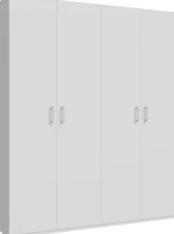 FORTE Kleiderschrank B/H/T 177,5/210,5/42 cm, stehende Montage