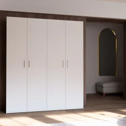 FORTE Kleiderschrank B/H/T 177,5/210,5/42 cm, stehende Montage