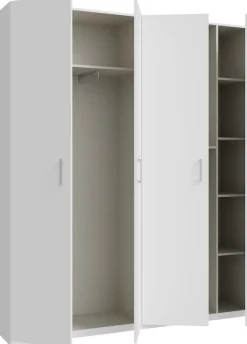 FORTE Kleiderschrank B/H/T 177,5/210,5/42 cm, stehende Montage