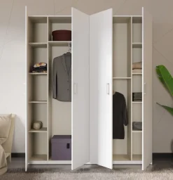 FORTE Kleiderschrank B/H/T 177,5/210,5/42 cm, stehende Montage