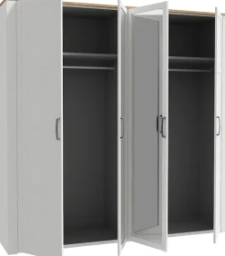 FORTE Kleiderschrank »Bohol« Höhe 214 cm, Spiegeltüre, SoftClose