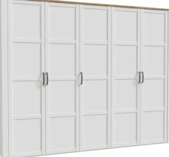 FORTE Kleiderschrank »Bohol« Höhe 214 cm, 5türig , SoftClose
