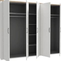 FORTE Kleiderschrank »Bohol« Höhe 214 cm, 5türig , SoftClose