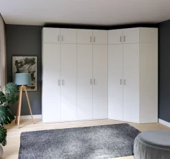 FORTE Kleiderschrank Drehtürenschrank, Stauraum, Zubehör optional bestellbar