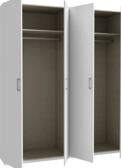 FORTE Kleiderschrank Drehtürenschrank, Stauraum, Zubehör optional bestellbar