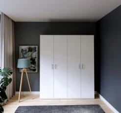 FORTE Kleiderschrank Drehtürenschrank, Stauraum, Zubehör optional bestellbar
