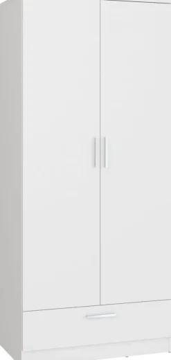 FORTE Kleiderschrank »Drehtürenschrank, Schublade, viel Stauraum« B/H/T 79,9/181/52,7, Schublade, Stauraum, FSC
