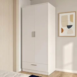 FORTE Kleiderschrank »Drehtürenschrank, Schublade, viel Stauraum« B/H/T 79,9/181/52,7, Schublade, Stauraum, FSC