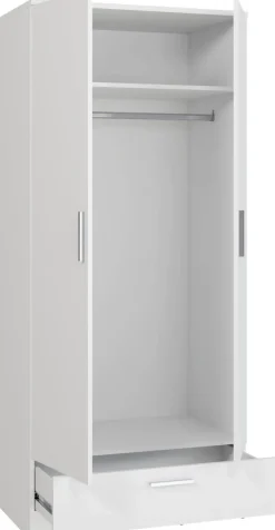 FORTE Kleiderschrank »Drehtürenschrank, Schublade, viel Stauraum« B/H/T 79,9/181/52,7, Schublade, Stauraum, FSC