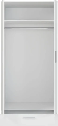 FORTE Kleiderschrank »Drehtürenschrank, Schublade, viel Stauraum« B/H/T 79,9/181/52,7, Schublade, Stauraum, FSC