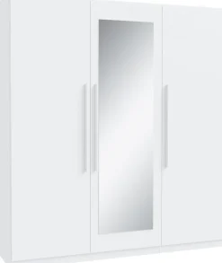 FORTE Kleiderschrank »Drehtürenschrank 2T/1ST« B/H/T 180,6/212,9/59 cm, Stauraum, Spiegeltüre
