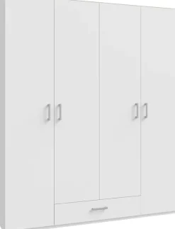 FORTE Kleiderschrank Drehtürenschrank, sehr vielStauraum,