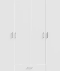 FORTE Kleiderschrank Drehtürenschrank, sehr vielStauraum,