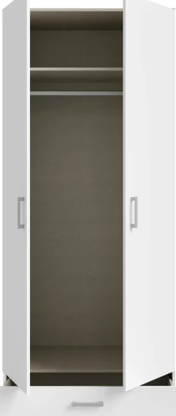 FORTE Kleiderschrank Drehtürenschrank, Stauraum, Schublade,