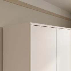 FORTE Kleiderschrank »Drehtürenschrank, Spiegel, Schubladen, viel Stauraum« B/H/T 199/181/52,7, Spiegel, Stauraum,Schubladen, FSC