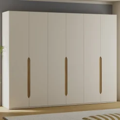 FORTE Kleiderschrank Höhe 2,10 mtr., stehende Montage, Grifflos
