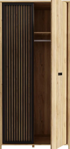 FORTE Kleiderschrank »Jytana« B/H/T 97/200,3/52,7 cm inklusive Kleiderstange u. Einlegeböden