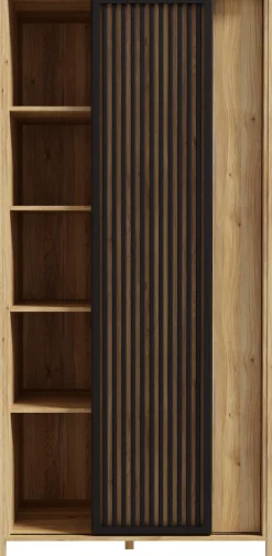 FORTE Kleiderschrank »Jytana« B/H/T 97/200,3/52,7 cm inklusive Kleiderstange u. Einlegeböden