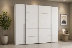 FORTE Kleiderschrank »Narago, Kombischrank, modernes Design« B/H/T ca. 270/210/61cm, auch mit Premiumausstattung,Kombination aus Schwebetüren mit seitlichen Drehtüren, Made in Europe