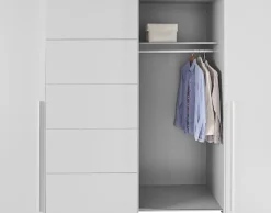 FORTE Kleiderschrank »Narago, Kombischrank, modernes Design« B/H/T ca. 270/210/61cm, auch mit Premiumausstattung,Kombination aus Schwebetüren mit seitlichen Drehtüren, Made in Europe