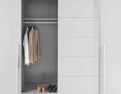 FORTE Kleiderschrank »Narago, Kombischrank, modernes Design« B/H/T ca. 270/210/61cm, auch mit Premiumausstattung,Kombination aus Schwebetüren mit seitlichen Drehtüren, Made in Europe