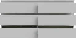 FORTE Kommode »Edmore« große Kommode, grifflose Front, Stauraum, 6 Schubladen