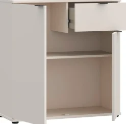 FORTE Kommode »Ganymede« Kommode, Stauraum, Schublade; Metallgriffe, 4 Dekore, Breite 80,1cm