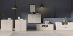 FORTE Kommode »Ganymede« Kommode, Stauraum, Schublade; Metallgriffe, 4 Dekore, Breite 80,1cm