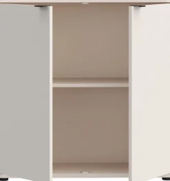 FORTE Kommode »Ganymede« Kommode, Stauraum, Metallgriffe, 4 Dekore, Breite 80,1cm