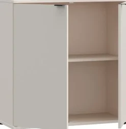 FORTE Kommode »Ganymede« Kommode, Stauraum, Metallgriffe, 4 Dekore, Breite 80,1cm