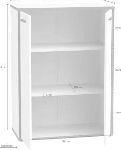 FORTE Kommode »Keflav« Breite 84,5 cm
