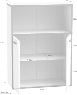 FORTE Kommode »Keflav« Breite 84,5 cm